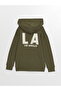 Lcw Kids Khaki Comfortable Fit Hooded Boy's T-Shirt (S4) - 2
