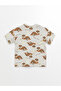 Printed Short Sleeve Crew Neck T-Shirt for Baby Boy - 4