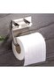 Stainless Steel Adhesive Toilet Paper Holder - Instant Easy Installation - No Screws - 3