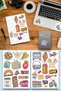 Laptop Notebook Tablet Phone Sticker Set 2 (28 Pieces 2 Pages A5 Size) - 4