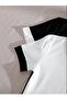 Women's Clothing Black and White 2-Piece Crop Blouse - 4