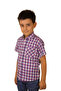 Checked Short Sleeve Shirt for Boy