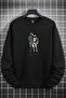 Unisex Women Men Motor Enthusiasts Printed Crew Neck Sweatshirt