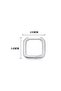 Square Surgical Steel Earrings 316L Tarnish Antiallergic Earrings 15X15 MM - 6