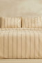 Casil Yarn Dyed Double Duvet Cover Set Cream