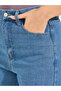 Düz Tam Boy Mom Fit Kot Pantolon - 3