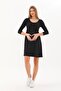Black Maternity & Maternity Dress - 2