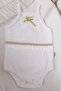 Glittery Baby Girl Undershirt with Rope Strap Badi 3529 - 2