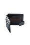 Men's Black Double Sided Polite 100% Genuine Leather Card Holder Wallet with Belt Useful Gift - 6