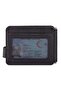 Men's Black Double Sided Polite 100% Genuine Leather Card Holder Wallet with Belt Useful Gift - 5