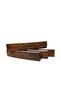 Ivy Oval Wooden Walnut Okey Set - 4