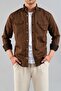 Slim Fit Herren Jeanshemd Eisblau - 2