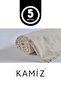 5 Meters Washed Linen Fabric Cotton Linen 230cm Organic - Natural - Punch Fabric