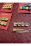 Milena Istanbul Bow and Heart Shaped Double Hair Clip Set - Green - 2