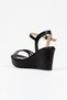 Wedge Heeled Stone Orthopedic Sole Evening Dress Shoes - 3