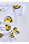 Baby Pajama Set Short Sleeve Shorts Yellow Teddy Bear Pattern 100% Cotton Newborn - 4