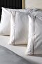 Zelda Embroidered Duvet Cover Set Double King Size - Beige - 6