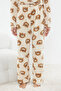 Ekru Ayıcıklı Wellsoft Kışlık Örme Pijama Takımı THMAW25PT00054 - 4