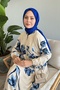 Casual Blue Viscose Azalea Dress - 3