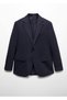 Bunda Slim Fit Cold Wool Herringbone Blazer - 3