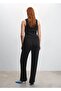 Wideleg Fabric Trousers - 4