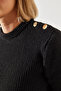 Women's Black Knitwear Sweater 20246183 - 5