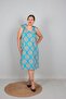 One Dress, Two Models: Strapless and Halter-Neck Woven Patterned Dress - 5