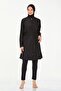 Women's Agata Full Coverage Modest Swimsuit with Front Zippered , Parachute Top and Stretch Fabric Bottom