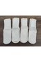 Unisex 4 Pairs of Non-Slip Sports Socks with Cotton Soles and Anti-Slip Towel Bottoms