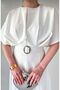 Midi Dress with Belt Detail Midi Dress - 2