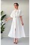 Midi Dress with Belt Detail Midi Dress