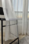 Silvery Natural Linen 1/3 Dense Pleated Iron-Free Wrinkle-Resistant Ecru Heavy Weight Lead-Weighted