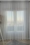 Glittery Bamboo Tulle 1/3 Dense Pleated Ecru Suitable for Living Room, Dining Room, Any Room, Heavy Weight, Lead-Weighted - 2