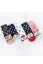 Stnd 5 - Pair New Year Christmas Christmas Colorful Classic Booties Socks Set - 2