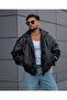 New Season Men's Oversize Leather Jacket