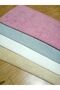 Set of 4 Hand and Face Towels Velvet Textured Extra Soft Daily Dowry Towel 50*92 Cm - 3