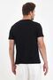 Men's Crew Neck 100% Cotton Hope Printed Black T-Shirt - 8