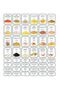 36 Pieces Square Pulses Storage Container Labeled Food Container Breakfast Spice Rack 12x(300-500-1100 ml) - 2