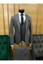 Dark Gray Slimfit New Suit - 4