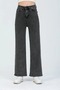 Papatya Smoked Power Lycra Super High Waist Loose Jeans Palazzo Trousers