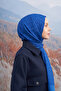 Cotton Monogram a Pattern Swallow - Cobalt Blue - 3