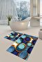 Non-Slip Sole Washable Dust Stain Resistant 2-Piece Set Toilet Bathroom Mat Set