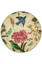 Mira Round Multicolored Butterfly Bird Flower Detailed Woven Base Modern Decorative Carpet 5579 - 2