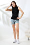 Women's Sleeveless Bodysuit 21757 Black
