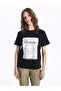 Crew Neck Printed Short Sleeve Women's T-Shirt - 2