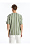 Striped Crew Neck Men's T-Shirt - Short Sleeve - 5