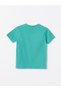 Lcw Baby Green Crew Neck Short Sleeve Printed Baby Boy T-Shirt (S4) - 2