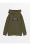 Lcw Kids Khaki Comfortable Fit Hooded Boy's T-Shirt (S4)