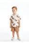 Printed Short Sleeve Crew Neck T-Shirt for Baby Boy - 2