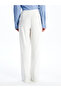 Linen Blended Standard Fit Women's Trousers - 4